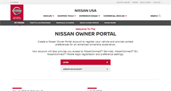 Desktop Screenshot of owners.nissanusa.com